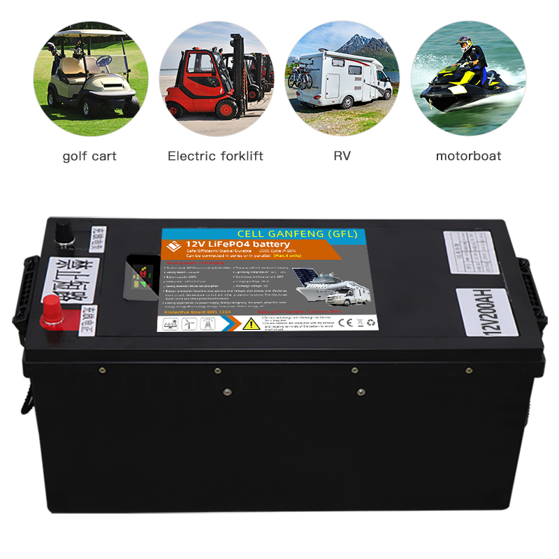 12.8V 200Ah LiFePO4 Lithium iron phosphate Energy storage Lithium Battery Solar Battery Pack 12V lithium-ion battery