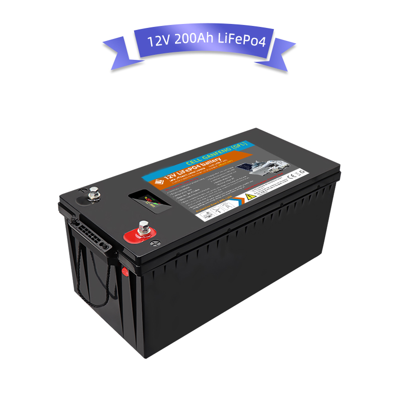 12.8V 200Ah LiFePO4 Lithium iron phosphate Energy storage Lithium Battery Solar Battery Pack 12V lithium-ion battery