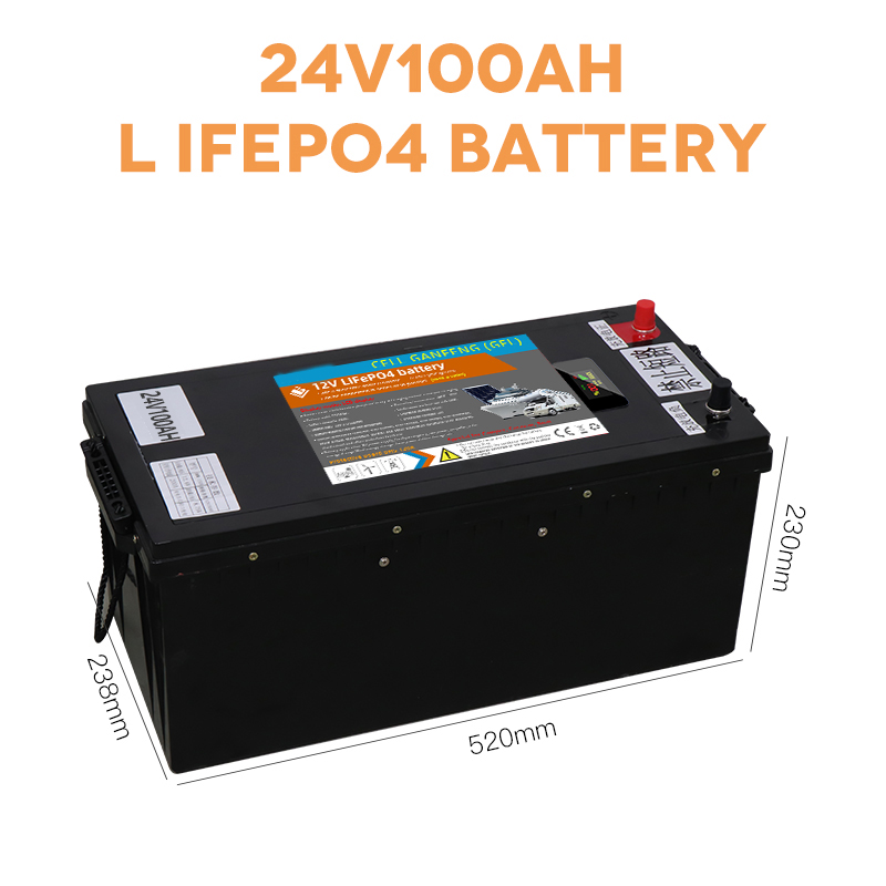 Best Selling 24V Energy Storage Battery 100Ah Lithium Iron LifePo4 Battery With BMS