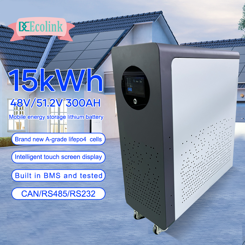 48v51.2v300ah 15kwh Lithium Iron Phosphate Battery Pack Solar Photovoltaic Power Generation System 